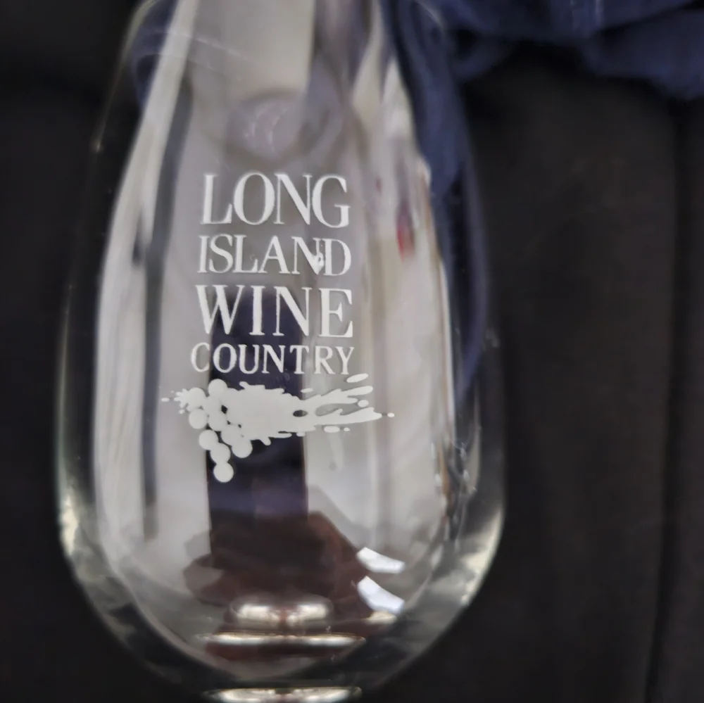 VTG 1991 Long Island Barrel Tasting & BBQ Wine Glasses x 2